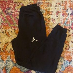 Men’s Black Jordan Joggers Size M
